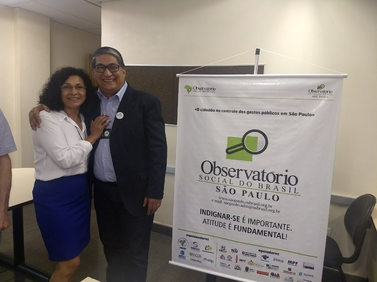 Reuniao Diretoria OSBSP Helena e Claudio Ramos